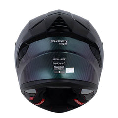 Casco Shaft Pro 618 C Evo Solid Camaleon Silver Visor Iridium Azul