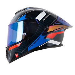 Casco Shaft Pro 620 C Evo Hald Azul Claro Visor Iridium Azul