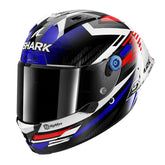 Casco Shark Aeron-Gp Firstlap Carbon Azul Rojo