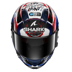 Casco Shark Aeron-Gp Zarco Signature Negro Blanco Azul