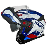 Casco Smk Gullwing Navig V2 Blanco Azul Rojo