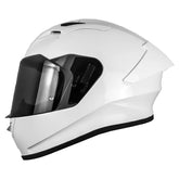 Casco Smk Stellar Blanco Brillo Visor Smoke