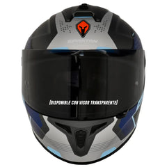 Casco Spartan Draken Creeper Gris Azul