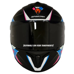 Casco Spartan Draken Frantic Azul Rosado