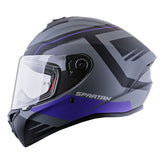 Casco Spartan Draken S Aircraft Gris Morado