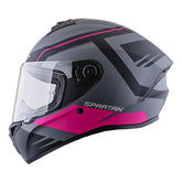 Casco Spartan Draken S Aircraft Gris Rosado