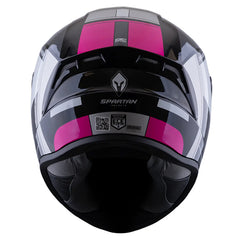Casco Spartan Draken S Vancouver Negro Rosado