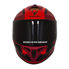 Casco Spartan Draken Type Vinotinto