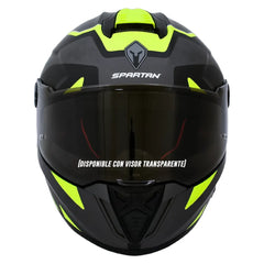 Casco Spartan Hawk First Hiviz Amarillo