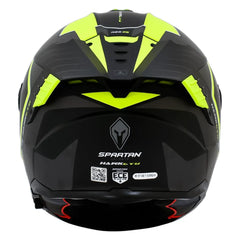Casco Spartan Hawk First Hiviz Amarillo