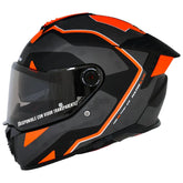 Casco Spartan Hawk First Negro Gris Rojo