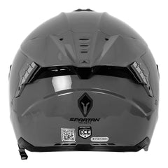 Casco Spartan Hawk Solid Gris