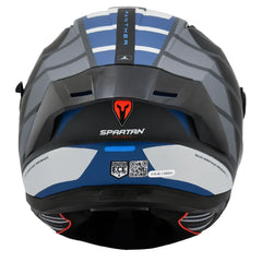 Casco Spartan Panther Flight Negro Gris