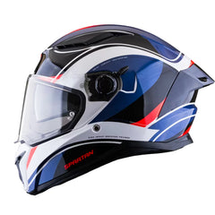 Casco Spartan Panther Sv Blanco Azul