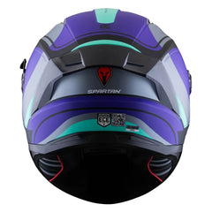 Casco Spartan Panther Sv Negro Morado