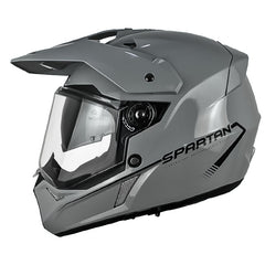 Casco Spartan Wolf Ds Gris Negro