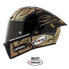 Casco Suomy S1-Xr Gp Pecco Wold Champion 2023 Gold