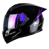 Casco X-Sports M67 Negro Morado