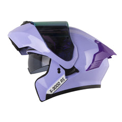 Casco X_One X-3000Rs Solid Morado Claro Visor Iridium Morado