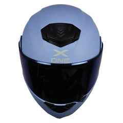 Casco X One X-3000Rs Solid_V2 Azul Azul Oscuro Visor Iridium Azul