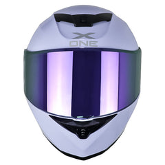 Casco X_One X-500 Rs Solid Morado Visor Iridium Morado