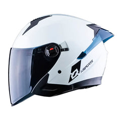 Casco Xsports 705 Laser Blanco Visor Smoke