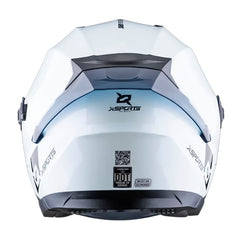 Casco Xsports 705 Laser Blanco Visor Smoke