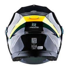 Casco Xsports 705 Rld Negro Visor Revo Rojo