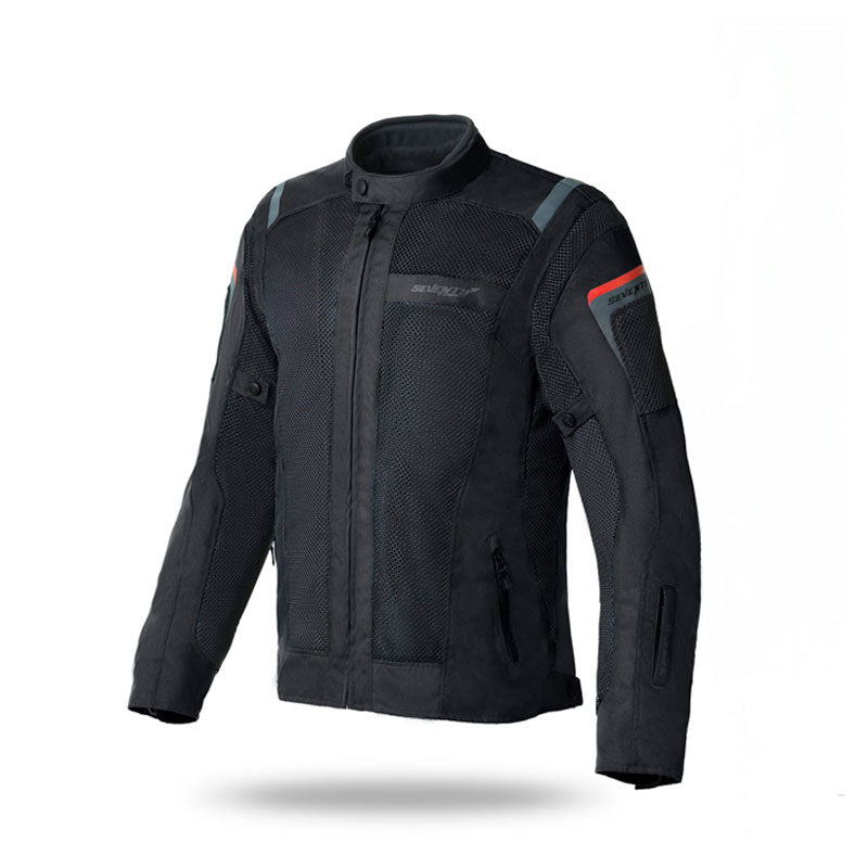 Chaqueta Seventy Sd-Jt56 Verano Touring Negro