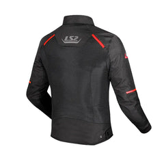 Chaqueta de Proteccion Ls2 Breeze Man Negro Rojo