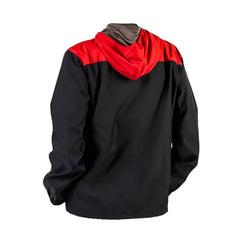 Cortavientos Yamaha Negro Rojo Femenino