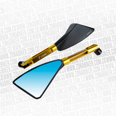 ESPEJO RIZOMA 3 PUNTAS DORADO