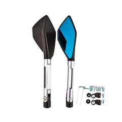 Espejos Rizoma 5 Puntas Plateado