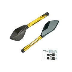 Espejos Rizoma 5 Puntas Dorado