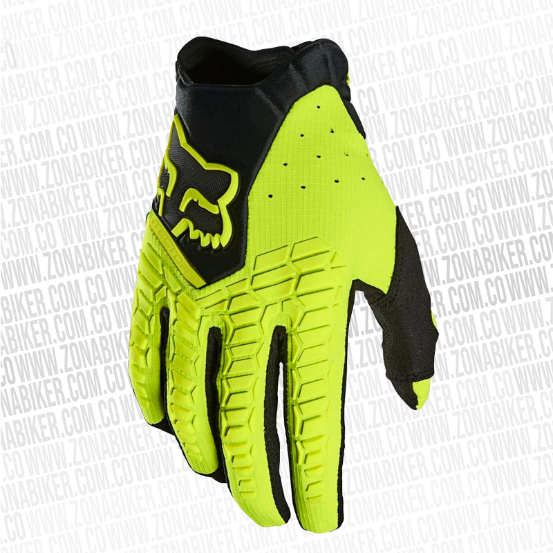 GUANTES FOX PAWTECTOR AMARILLO FLUORESCENTE 1