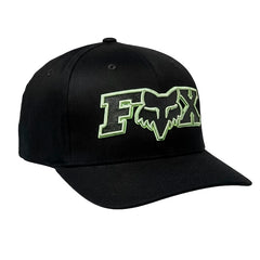 Gorra Fox Ellipsoid Flexfit Negro Verde