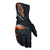 Guantes Alpinestars Sp-8 V3 Negro Naranja Fluorescente