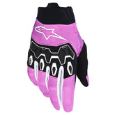 Guantes Alpinestars Stella Full Bore V2 Blanco Rosado Negro