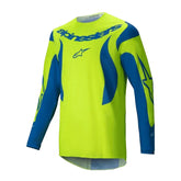 Jersey Alpinestars Fluid Haul Amarillo Fluorescente Azul