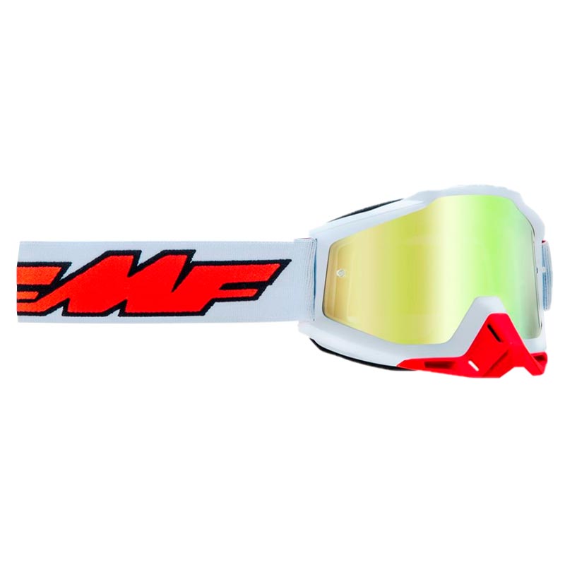 Lentes Cross 100% Fmf Powerbomb Rocket Blanco