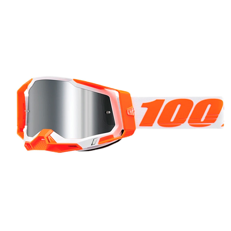 Lentes Cross 100% Racecraft 2 Naranja Visor Silver