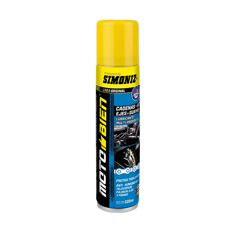Lubricante De Cadena Simoniz Multi-Proposito 220 Ml