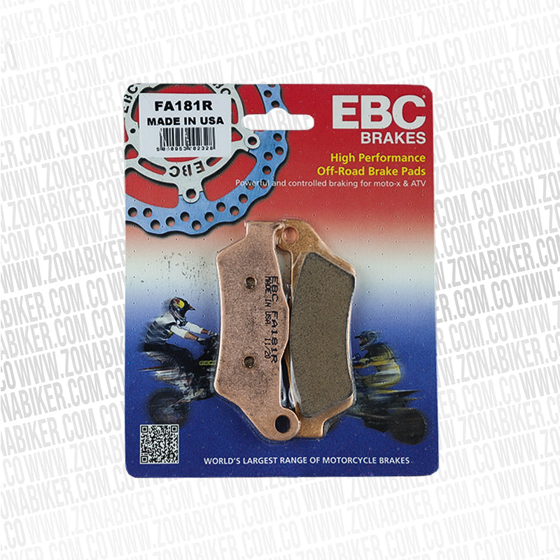 PASTILLAS EBC SINTERIZADAS FA181R