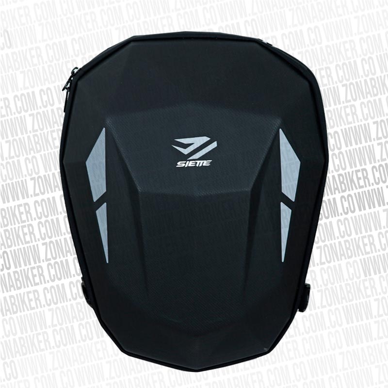 Porta Casco Siette Rigido Negro 1