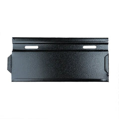 Porta Placa Lamina Acero Negro