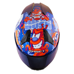 Casco Shaft 560 Evo Universe Azul Visor Iridium Azul
