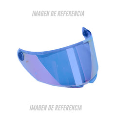 Visor Mt Thunder 4sv Genérico Iridium Claro Azul