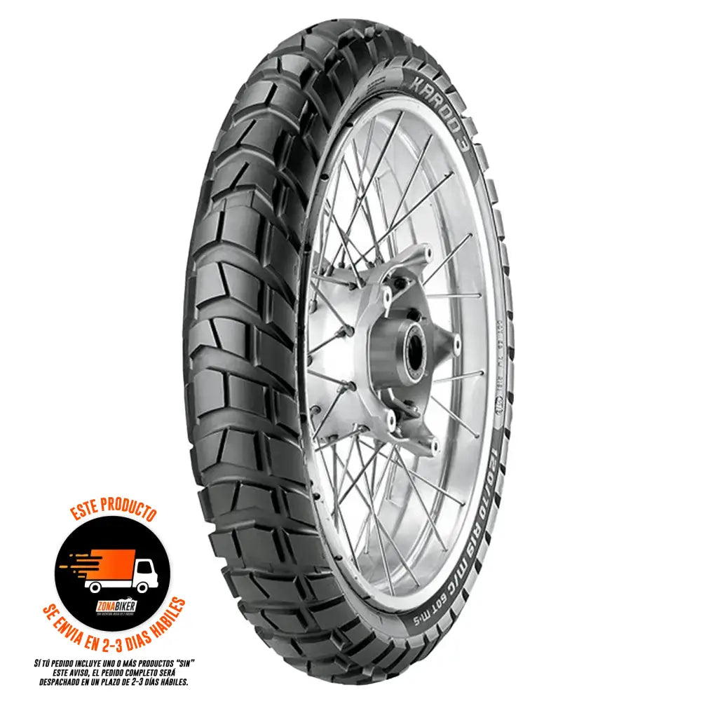 Llanta Metzeler Karoo Street 120/70-19 Sellomatic/Neumatico Llantas para motos
