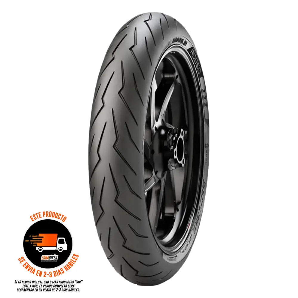 Llanta Pirelli Diablo Rosso 3 120/70-17 Sellomatic/Neumatico Llantas para motos
