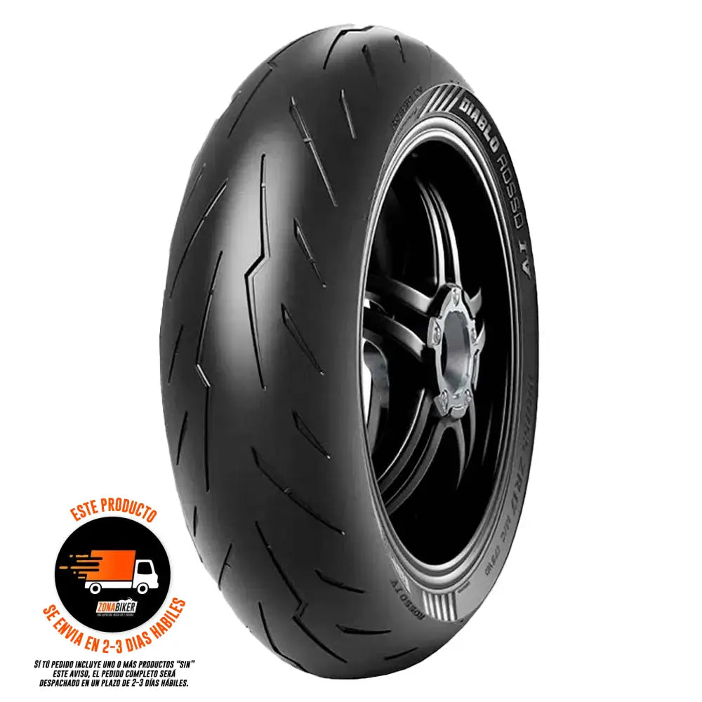Llanta Pirelli Diablo Rosso 4 140/45ZR-17 Sellomatic/Neumatico Llantas para motos